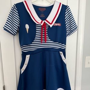 Stranger Things Netflix Sailor Dress & Cap. Size L